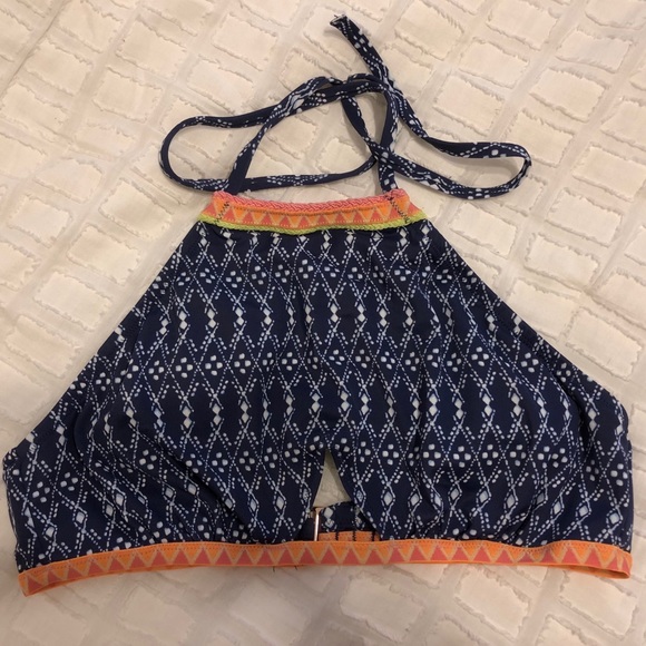 Victoria's Secret Other - Victoria’s Secret Tribal Print Halter Bikini Top